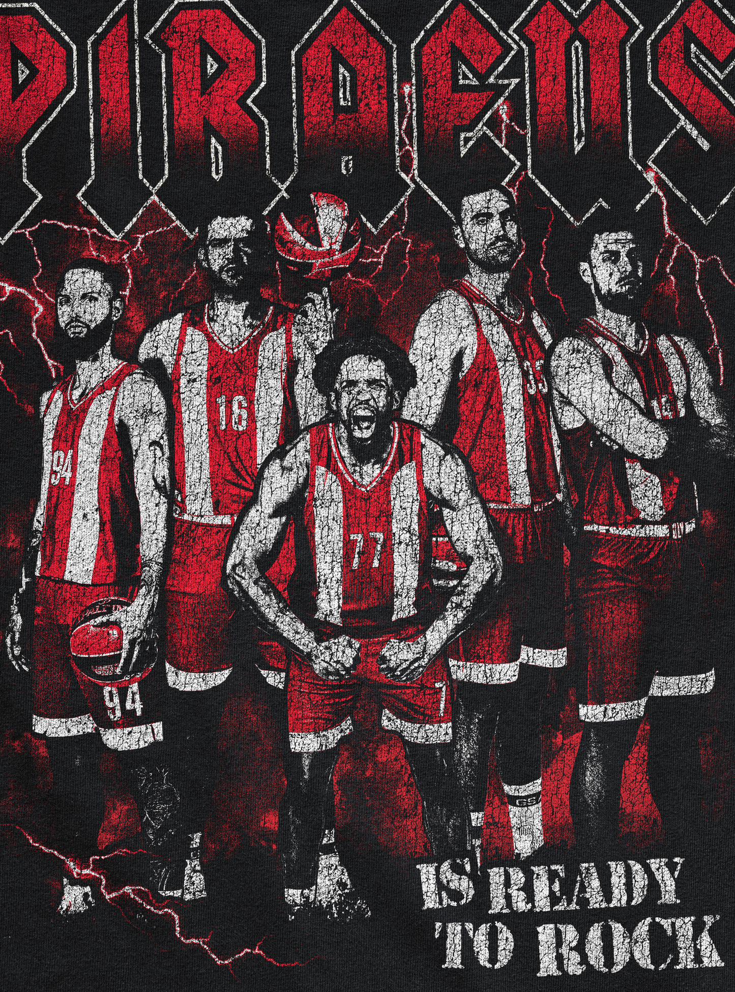 Piraeus Ready to Rock Tee